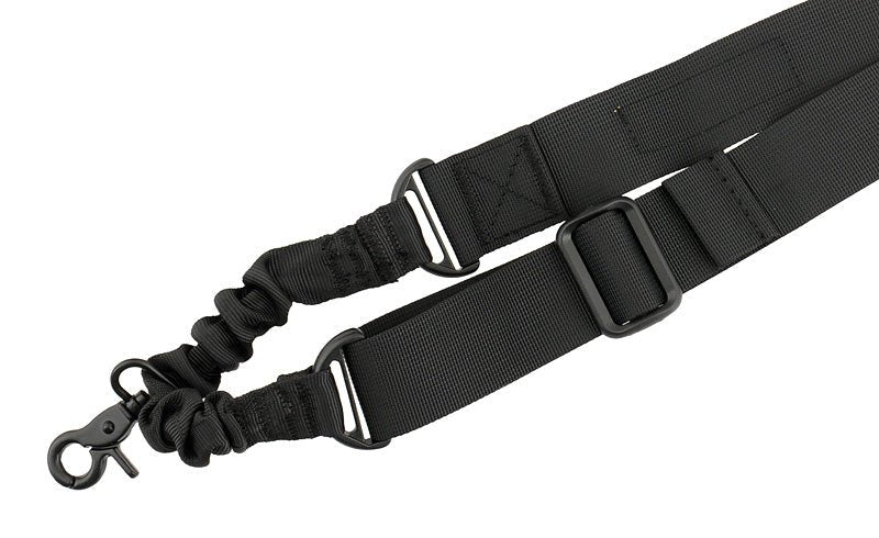 1 Point Bungee Sling Tragegurt mit weitem Verschluss - Schwarz - Paintball Buddy