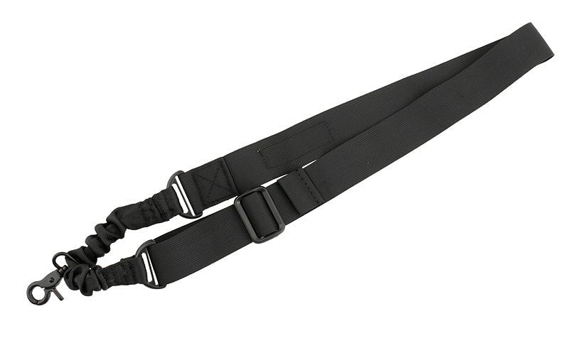 1 Point Bungee Sling Tragegurt mit weitem Verschluss - Schwarz - Paintball Buddy
