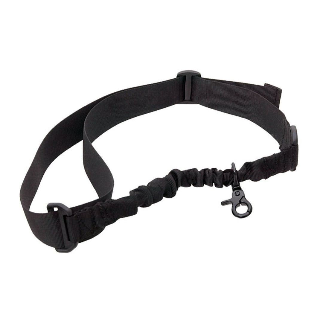 1 Point Bungee Sling Tragegurt mit weitem Verschluss - Schwarz - Paintball Buddy