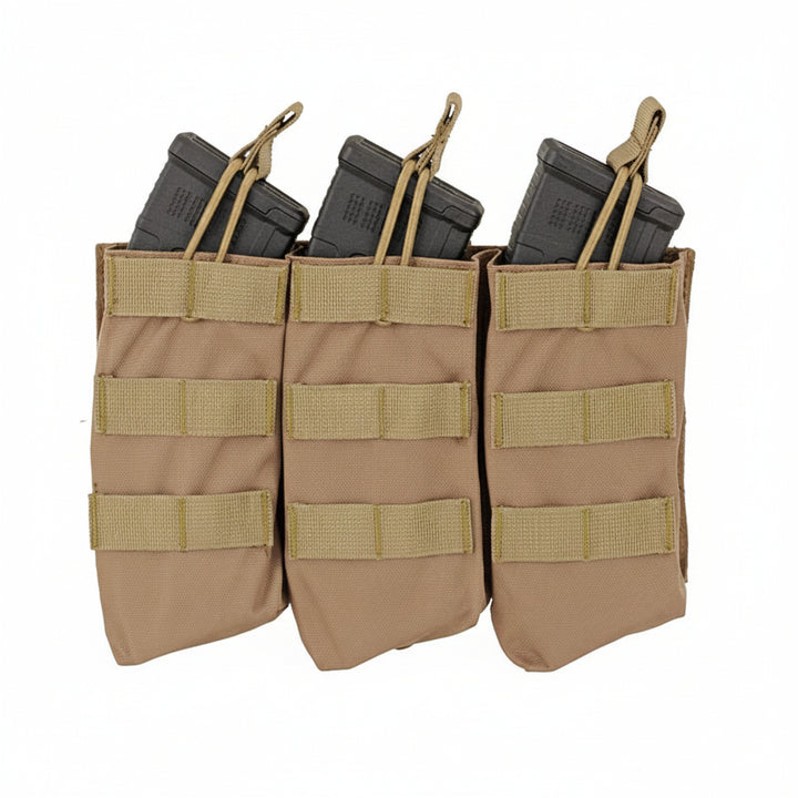 AK47 Open Top Triple Mag Pouch - Coyote - Paintball Buddy