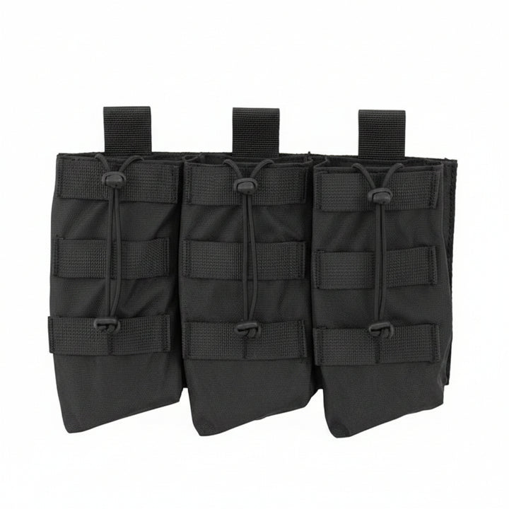 AK47 Open Top Triple Mag Pouch - Schwarz - Paintball Buddy