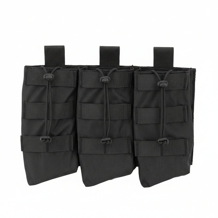 AK47 Open Top Triple Mag Pouch - Schwarz - Paintball Buddy