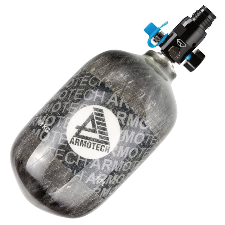 Armotech HP System 300 Bar 1,1 Liter + Dye Throttle Reg - Paintball Buddy