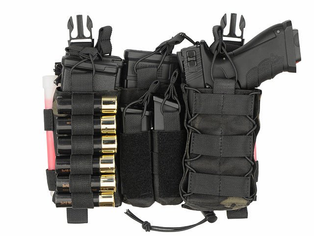 Buckle up Multi Mission Front Panel - Multicam Black - Paintball Buddy