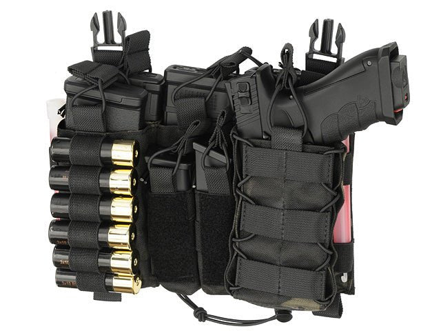 Buckle up Multi Mission Front Panel - Multicam Black - Paintball Buddy