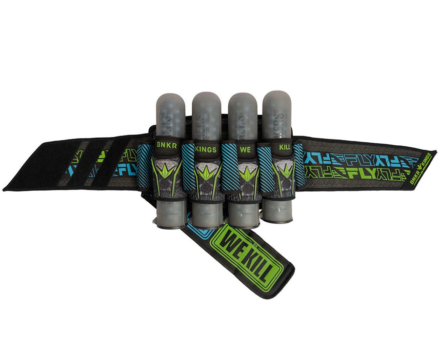 Bunkerkings Fly2 Pack Paintball Battlepack (4+7) - Acid Skull - Paintball Buddy
