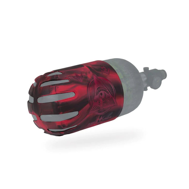 Bunkerkings Knuckle B Tank Cover - Conspiracy Red - Paintball Buddy