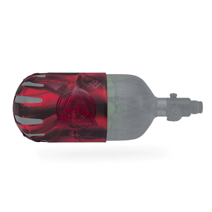 Bunkerkings Knuckle B Tank Cover - Conspiracy Red - Paintball Buddy