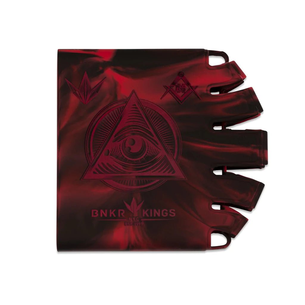 Bunkerkings Knuckle B Tank Cover - Conspiracy Red - Paintball Buddy