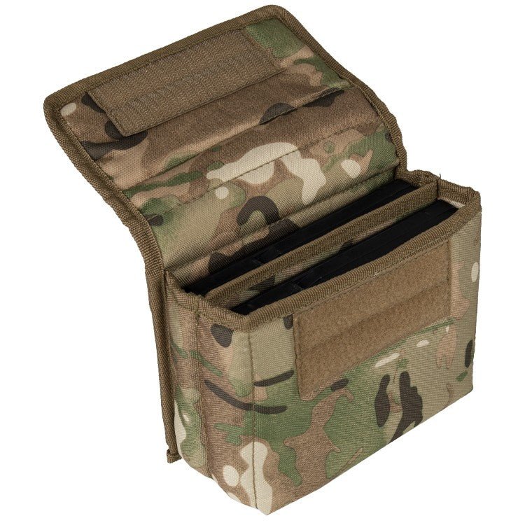 Carmatech SAR - 12 Double Mag Pouch / 2er Magazintasche - German Flecktarn - Paintball Buddy