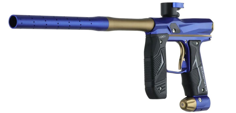 Empire Axe 2.0 E - Pneumatischer Paintball Markierer - Dust Blau Bronzefarben - Paintball Buddy