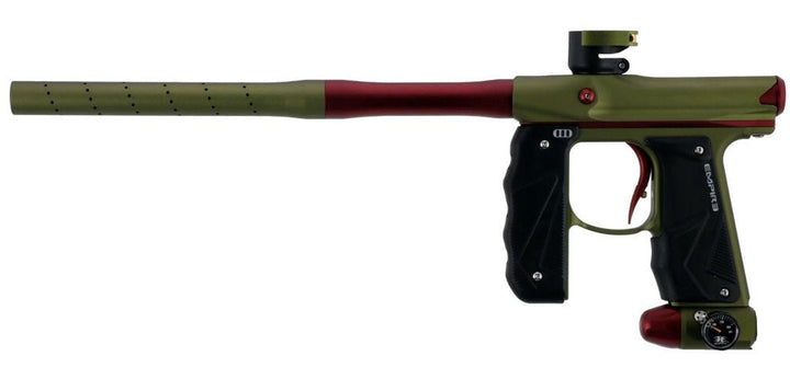 Empire Mini GS E - Pneumatischer Paintball Markierer - Dust Oliv Rot - Paintball Buddy