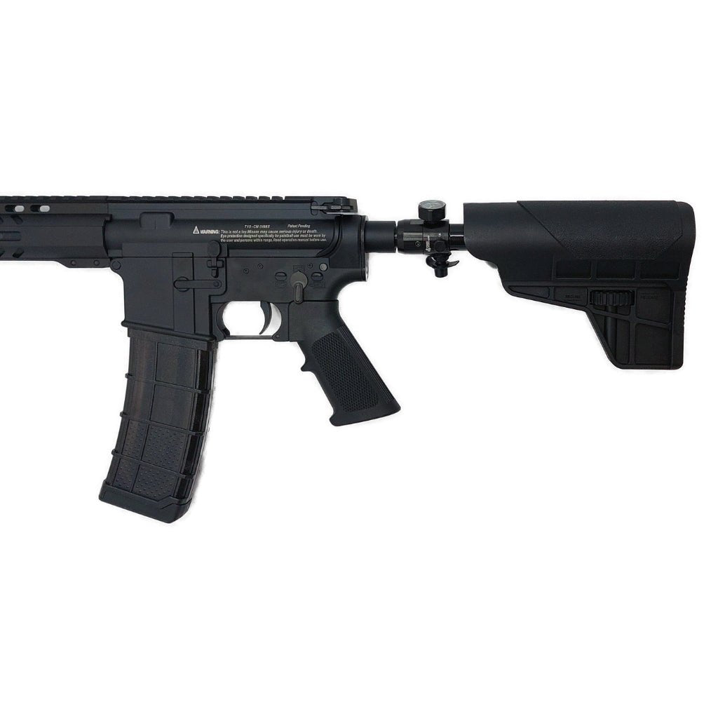 Detailaufnahme der First Strike T15 Gen5 Schulterstütze