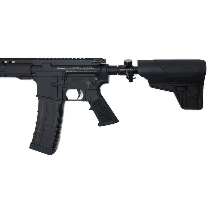 Detailaufnahme der First Strike T15 Gen5 Schulterstütze