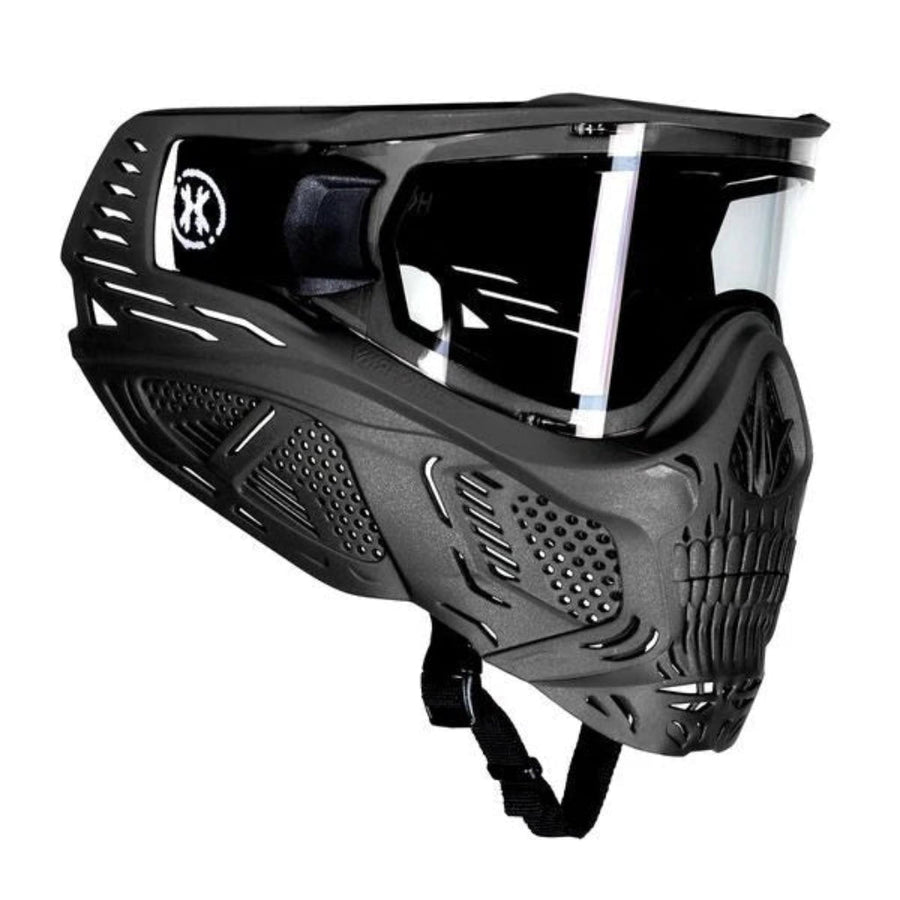HK Army HSTL Thermal Paintballmaske Skull Death - Schwarz Klar - Paintball Buddy