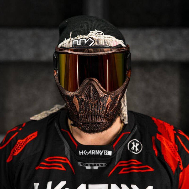 HK Army HSTL Thermal Paintballmaske Skull Punisher - Snake Red - Paintball Buddy