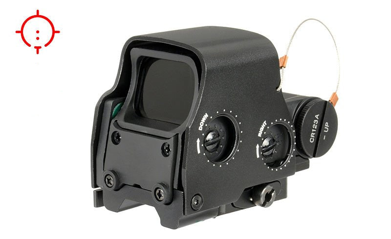 Holo Sight Visier 558 grün/rot Punkt 90 mm - Schwarz - Paintball Buddy