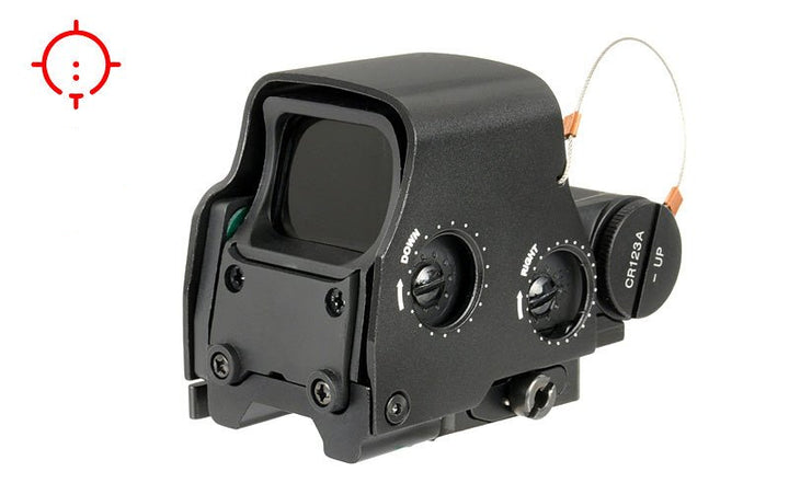 Holo Sight Visier 558 grün/rot Punkt 90 mm - Schwarz - Paintball Buddy