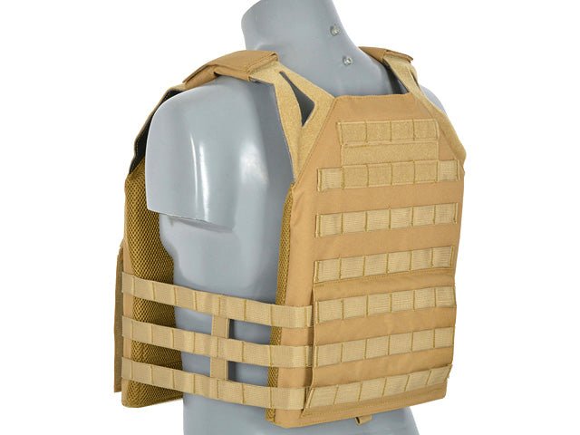 Jump Plate Carrier V2 XL - Tan - Paintball Buddy