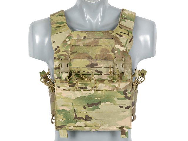Laser - Cut Recon Plate Carrier inkl AR15 AK Mag Pouches - Multicam - Paintball Buddy