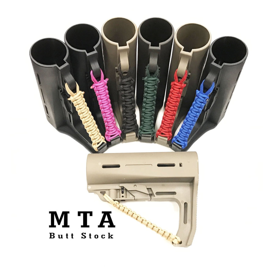 MTA Taktische Schulterstütze mit Paracord für Paintball Markierer - Paintball Buddy