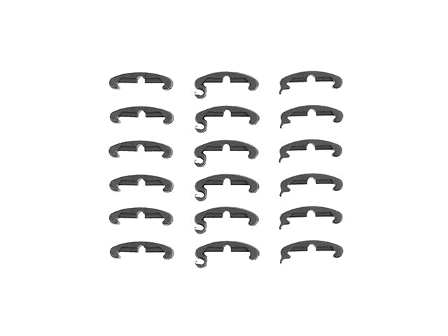 Picatinny Clips für 20mm Schienen - Schwarz - Paintball Buddy