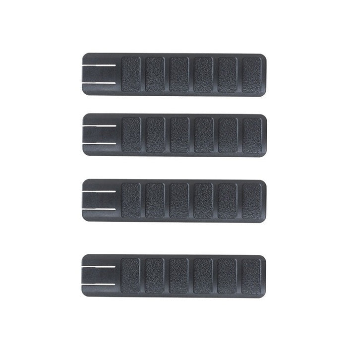 Picatinny Side Rail Cover 20mm 4Stk - Schwarz - Paintball Buddy