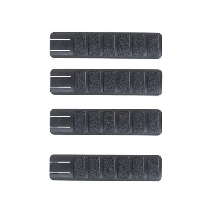 Picatinny Side Rail Cover 20mm 4Stk - Schwarz - Paintball Buddy