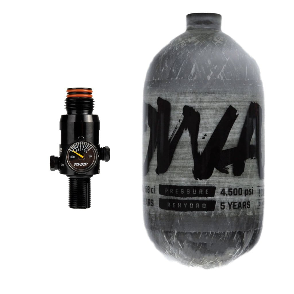 PowAir HP System Carbon Series 1,1L / 68ci 300 Bar - Paintball Buddy