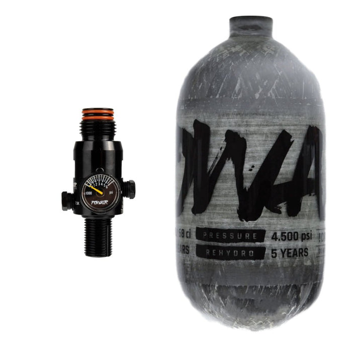 PowAir HP System Carbon Series 1,1L / 68ci 300 Bar - Paintball Buddy