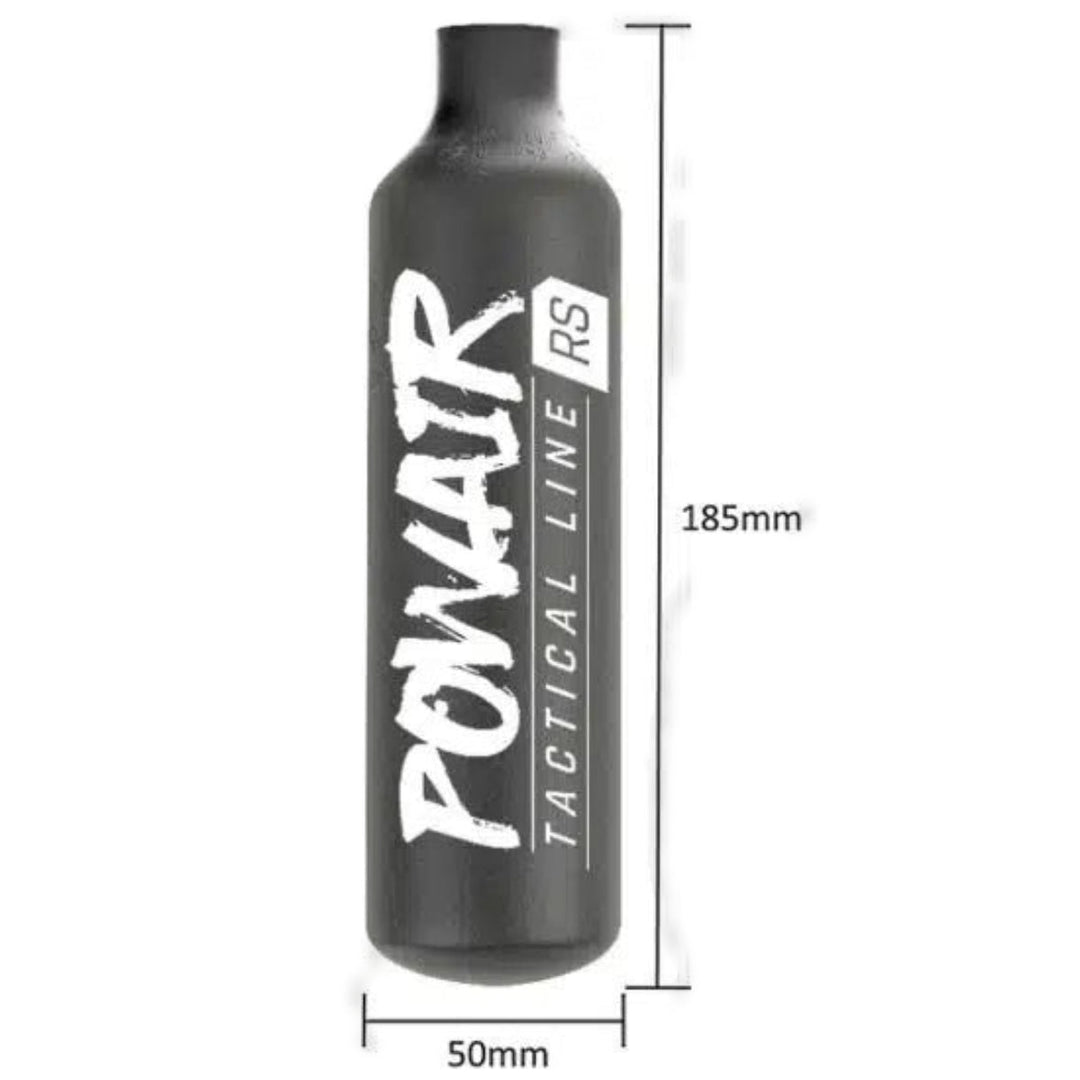 PowAir HP System Tactical Line RS 0,23Liter 15ci 300 Bar + PowAir MaxReg Regulator - Paintball Buddy