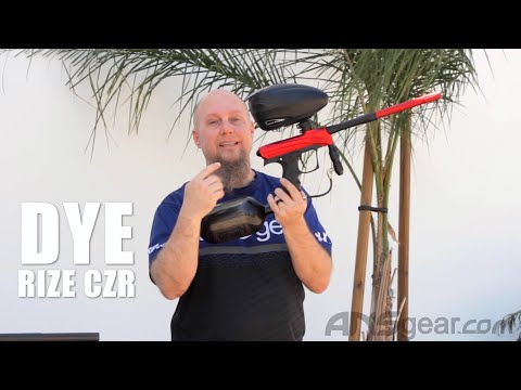 Dye Rize CZR Paintball Markierer - Schwarz, Grün
