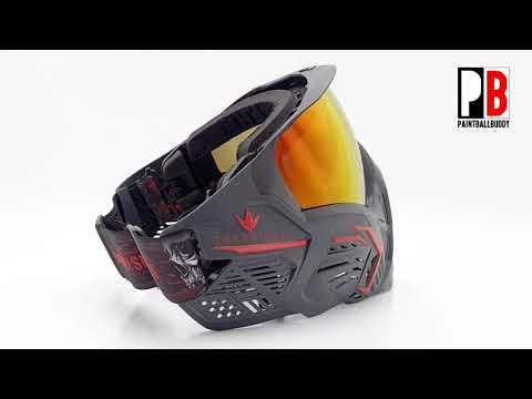 Bunkerkings CMD Command Paintball Mask - Black Acid