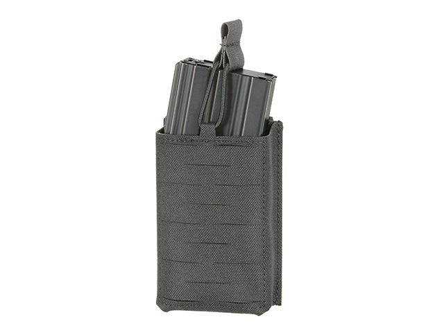 Single Laser - Cut Panel AR15/AK Magazintaschen - Black - Paintball Buddy