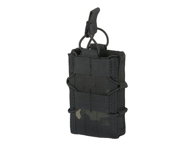 Single Rifle Molle Speed Mag Pouch - Muticam Black - Paintball Buddy