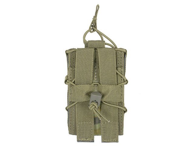 Single Rifle Molle Speed Mag Pouch - Muticam Tropic - Paintball Buddy