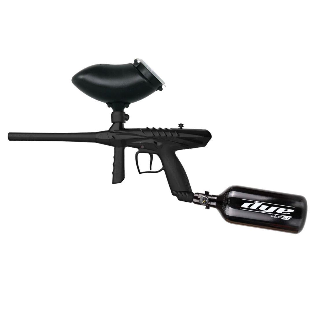 Tippmann Gryphon Paintball Markierer cal.68 Sparpaket inkl. 0,8HP System, HK Army Thermalmaske, Schüttelhopper - Schwarz - Paintball Buddy