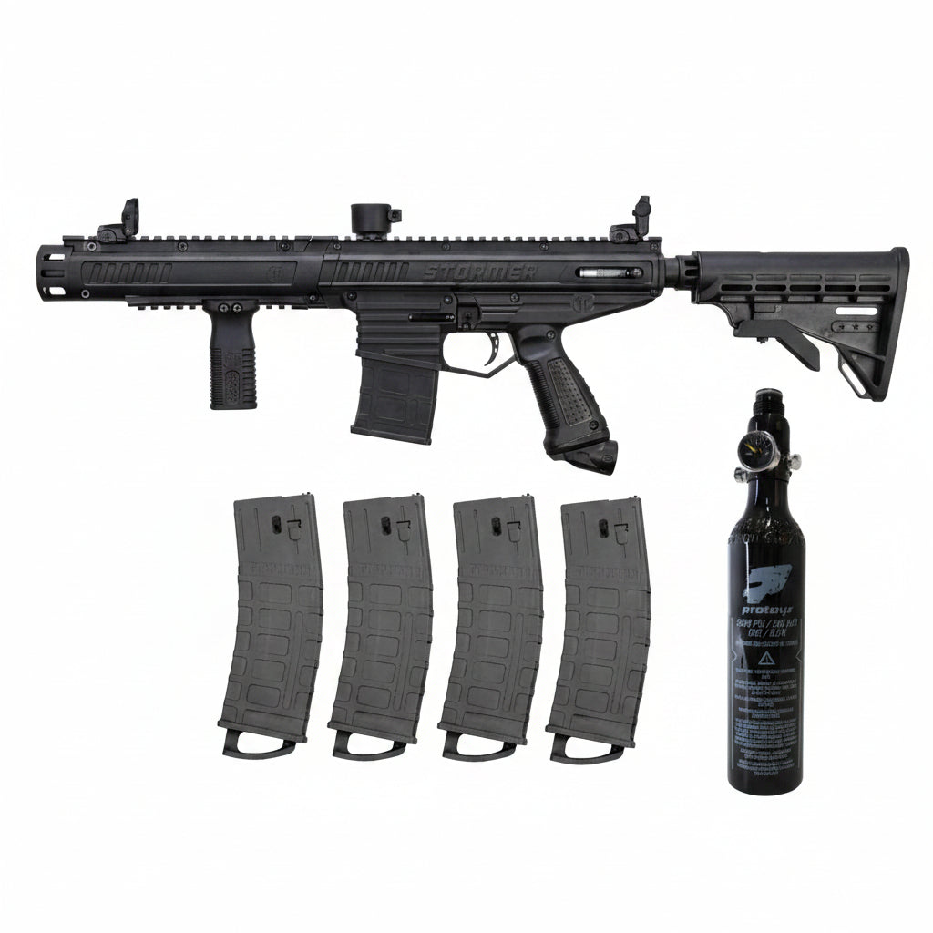 Tippmann Stormer Elite Paintball Markierer "Magfed" Sparpaket - Paintball Buddy