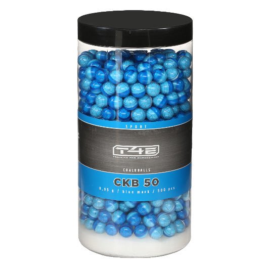 Umarex T4E CKB Cal .50 Powderballs 500 Stück - Blau - Paintball Buddy