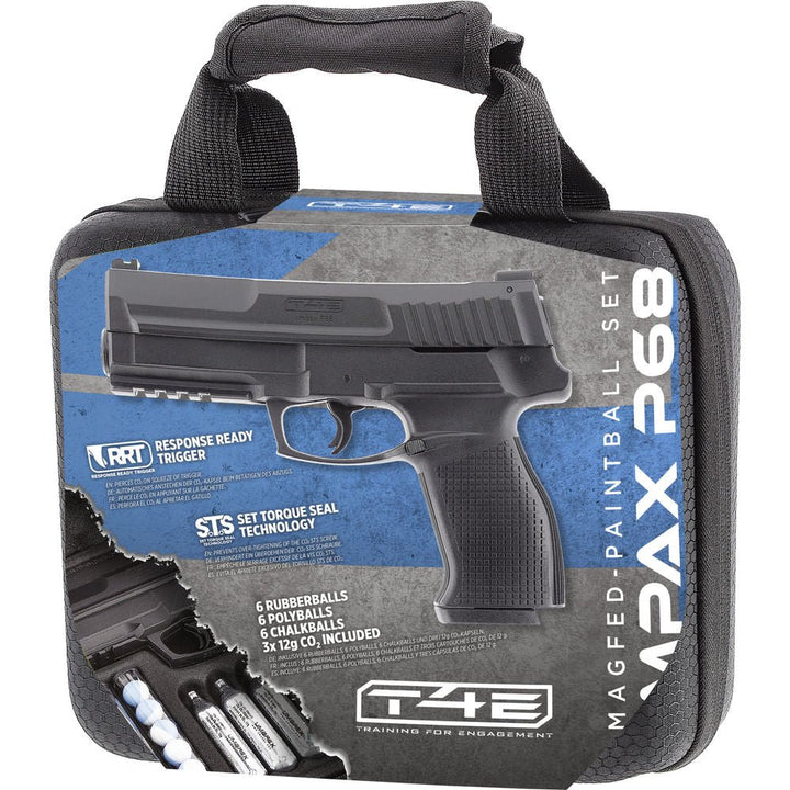Umarex T4E Impax P68 Markierer Home Defense Pistole - Schwarz - Paintball Buddy