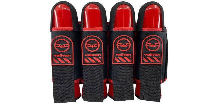 Valken Alpha Battlepack 4 - Pot - Schwarz, Rot - Paintball Buddy