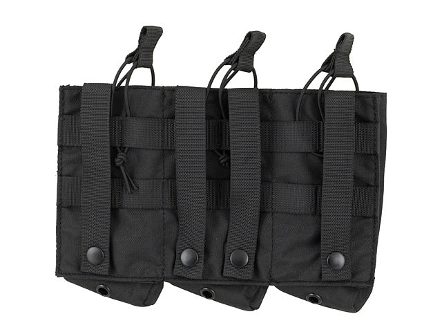 AK47 Open Top Triple Mag Pouch - Schwarz - Paintball Buddy