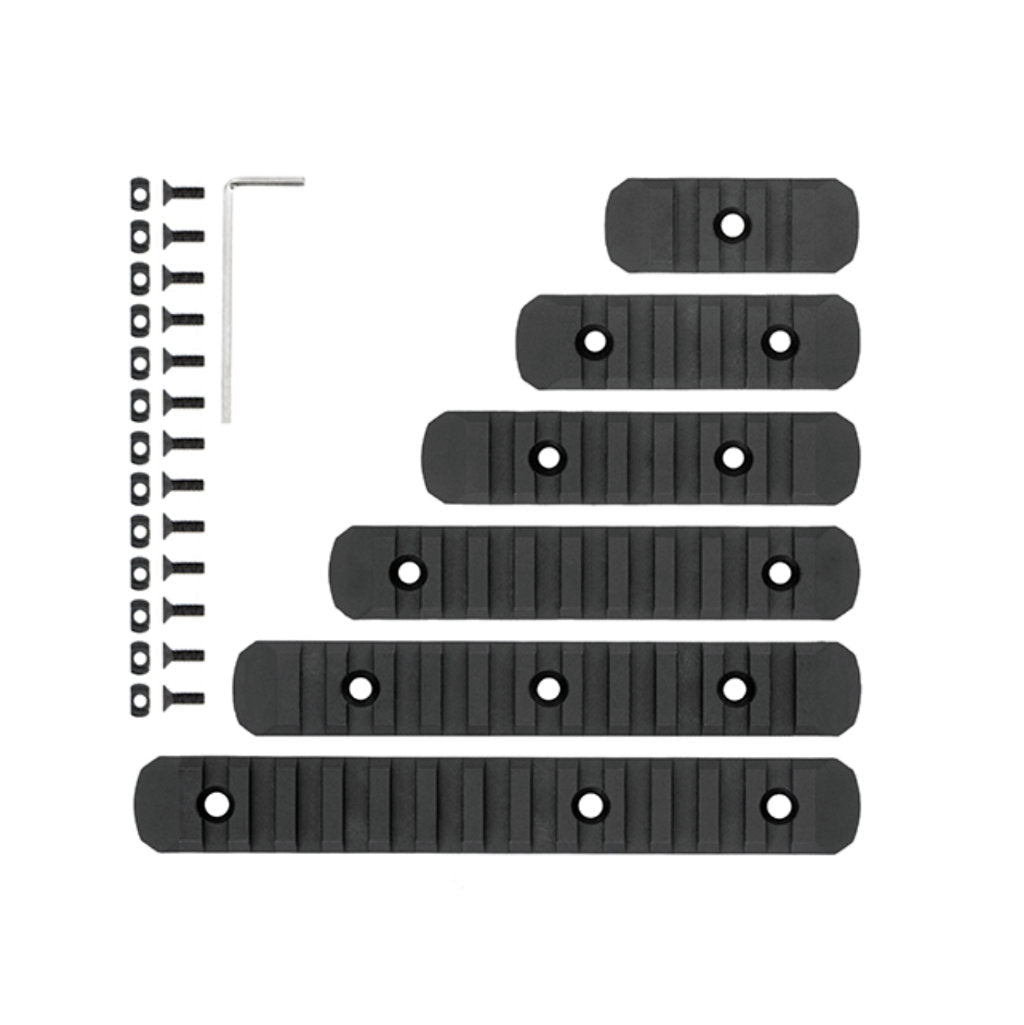 Picatinny Rail Polymer Kit KeyMod M - Lok - Paintball Buddy