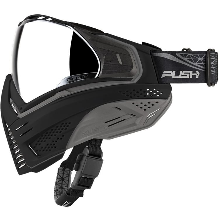 Push Unite Paintball Maske - Grau, Schwarz - Paintball Buddy